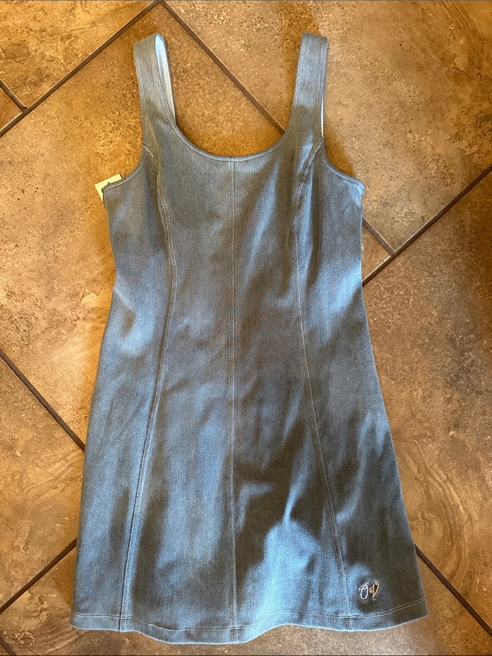 NWT Outdoor Voices Denim-Blue Mini Dress